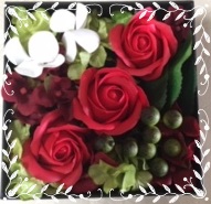 2月フレグランスフラワーレッスン作品